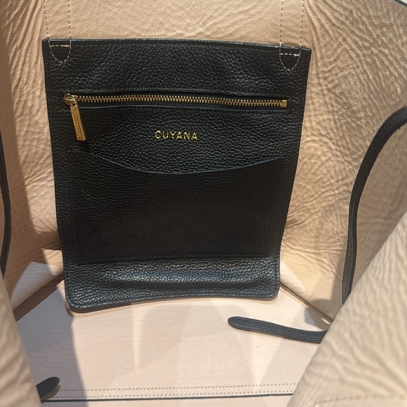 Cuyana Structured Black Leather Tote Bag - Like New! - Picture 8 of 16